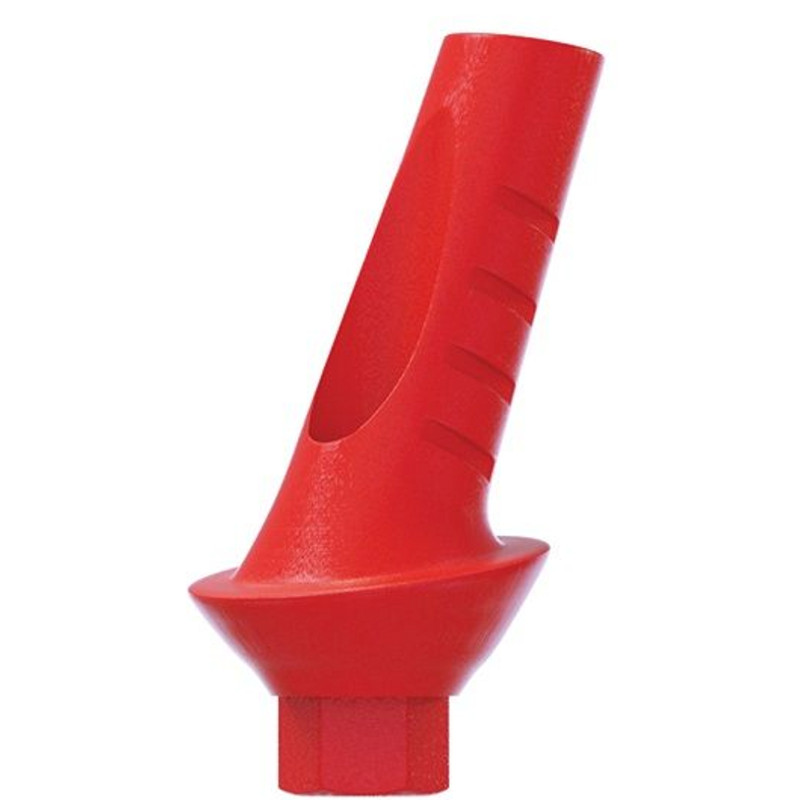 10 Angulated Anatomic Plastic Castable 25° UCLA Prosthetic Int Hex 2.42mm Dental