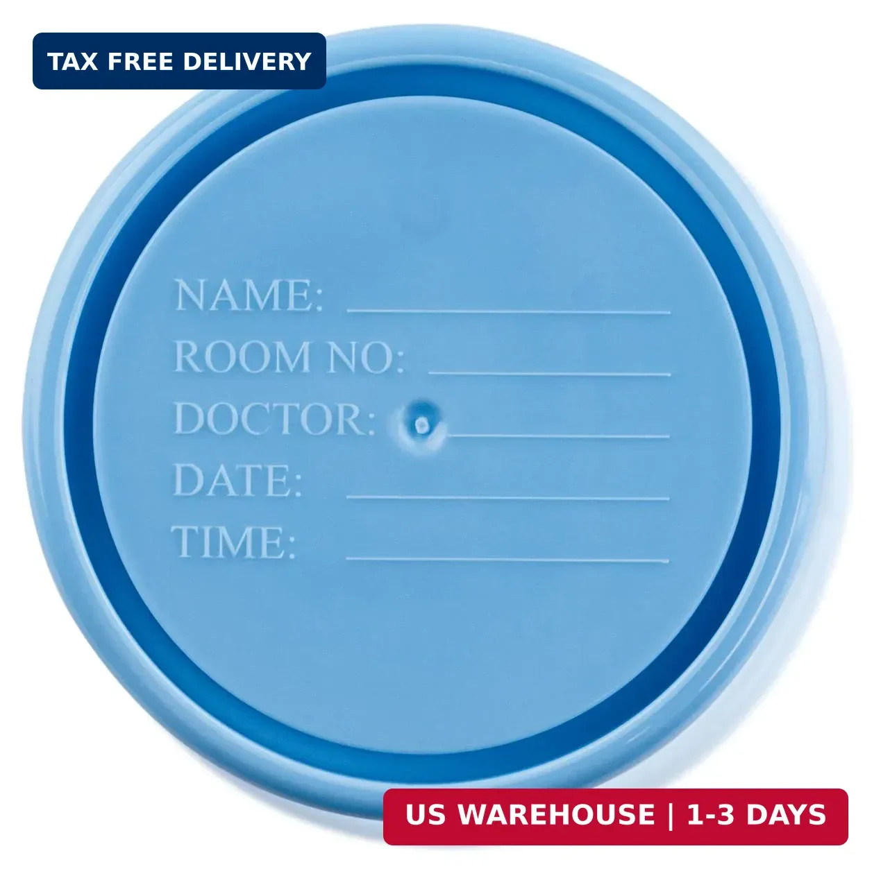 Caremax Supply Specimen Cups with Lids-Leak Proof Lid- High Quality Latex Free P