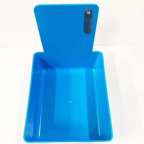 Sky Blue Dental Lab Pan w/ Stainless Steel Clip 20pk 7″ x 5¾” x 2½” Made in USA