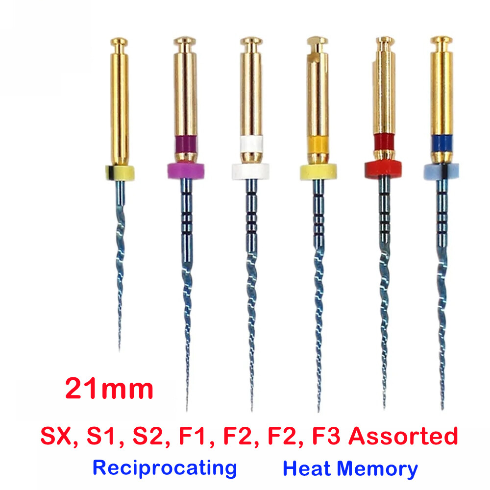 Dental Niti Heat Treated Rotary Endo File Root Canal Engine Use SX-F3 21/25mm