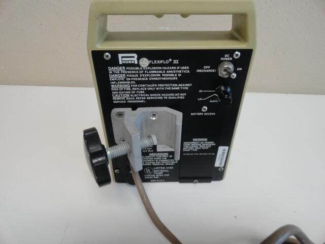 Ross Flexiflo III Enteral Feeding Pump Peristaltic