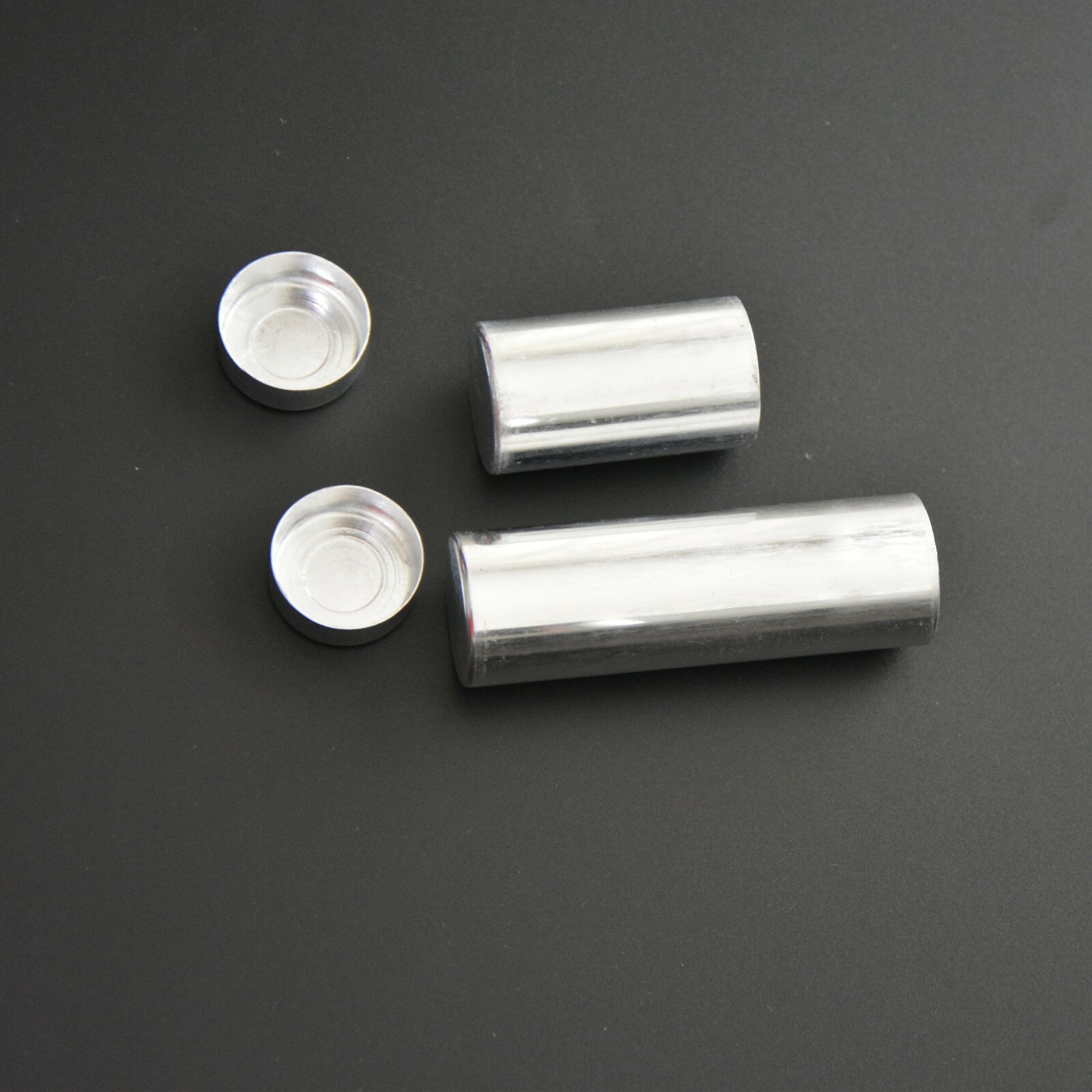 100Pcs 25.5mm Dental Empty Aluminum Tubes Cartridges for Making Flexible Denture