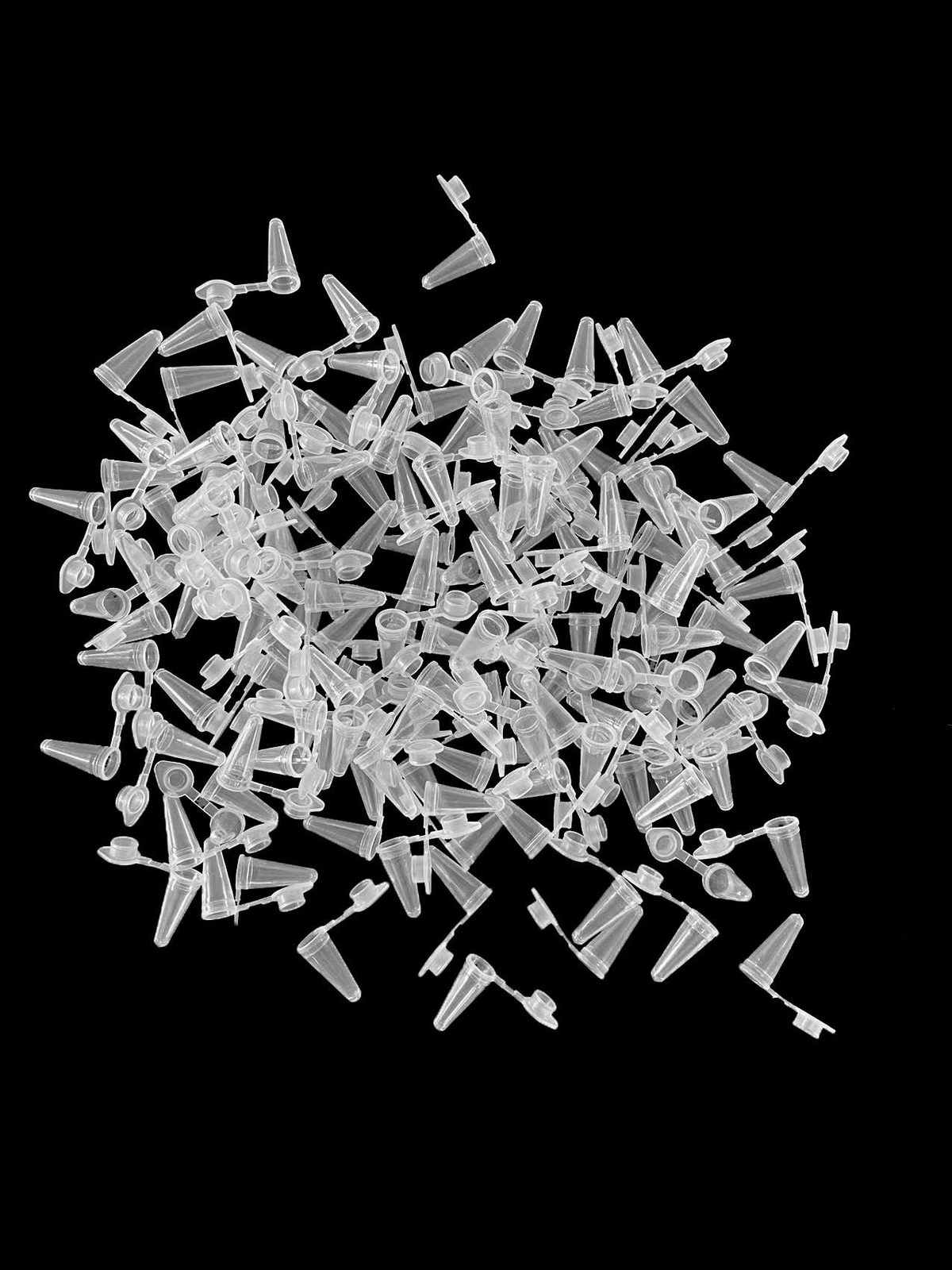 1000pcs PCR Tube with Flat Cap Microcentrifuge tube 0.1ml PCR Reaction Tube 0…