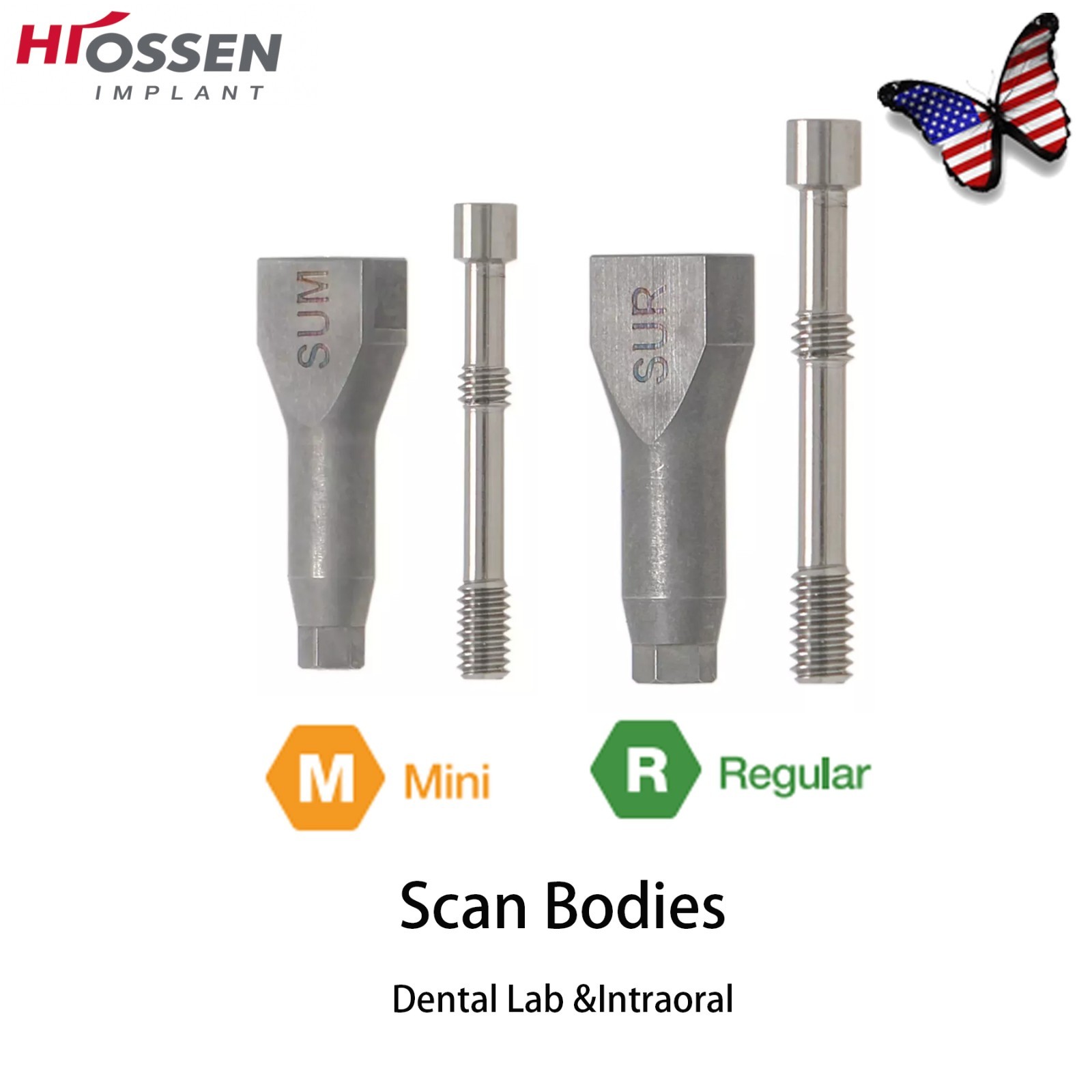 Fit Hiossen Locator/Healing Cap/Transfer lmpression Coping Open/Closed Abutment
