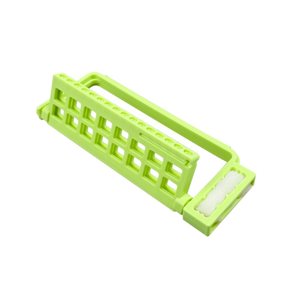 16 Holes Dental Bur Endo File Holder Disinfection Box Drill Stand Endo Tray