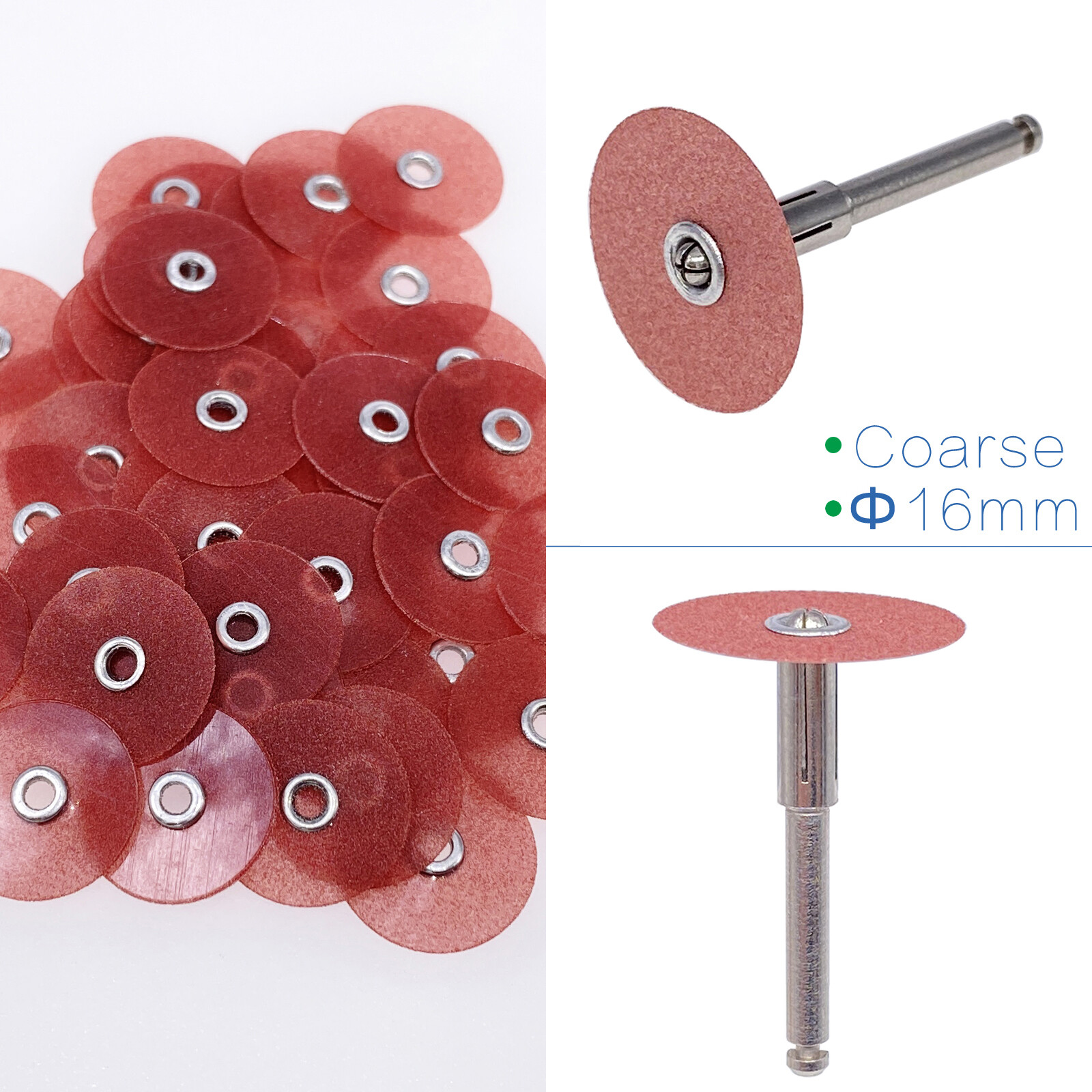 Dental Sof-Lex Soflex Contouring & Polishing All Sizes Pop-On Discs 0.63″ 16mm