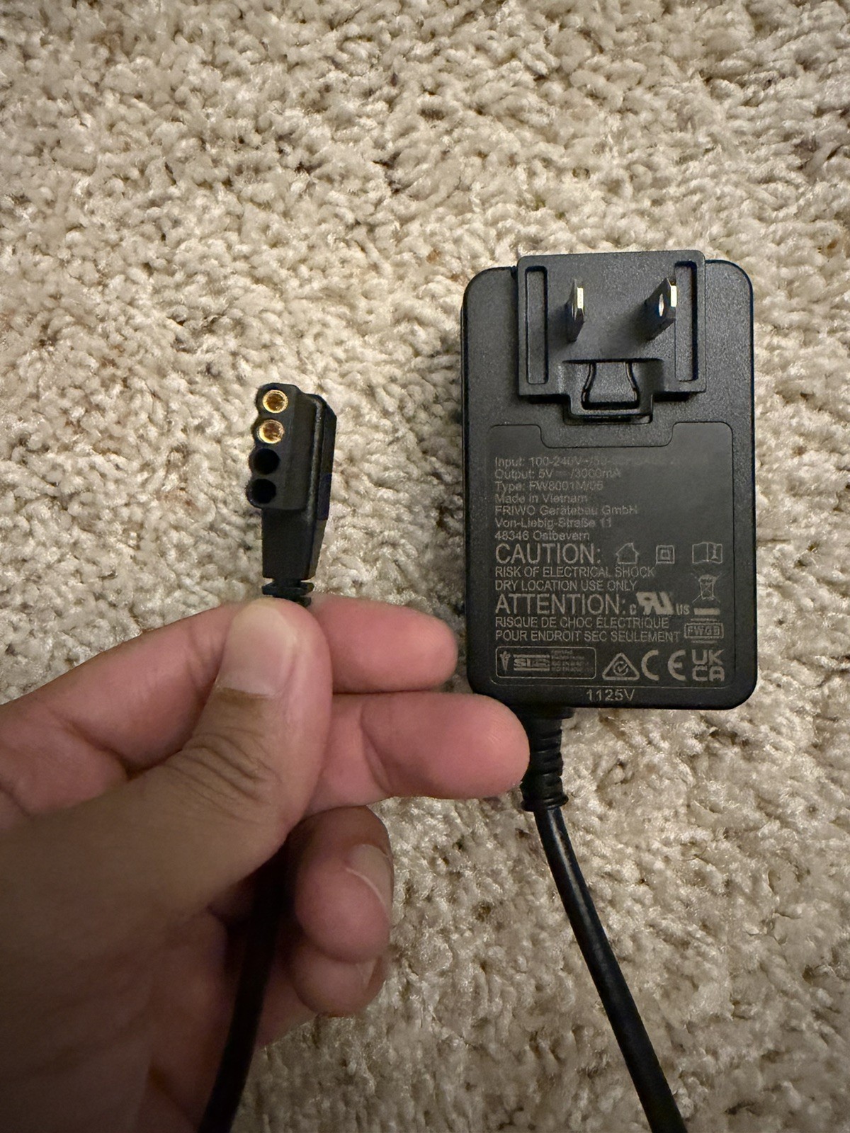 Moog EnteraLite Infinity Enteral Feeding Pump Charger