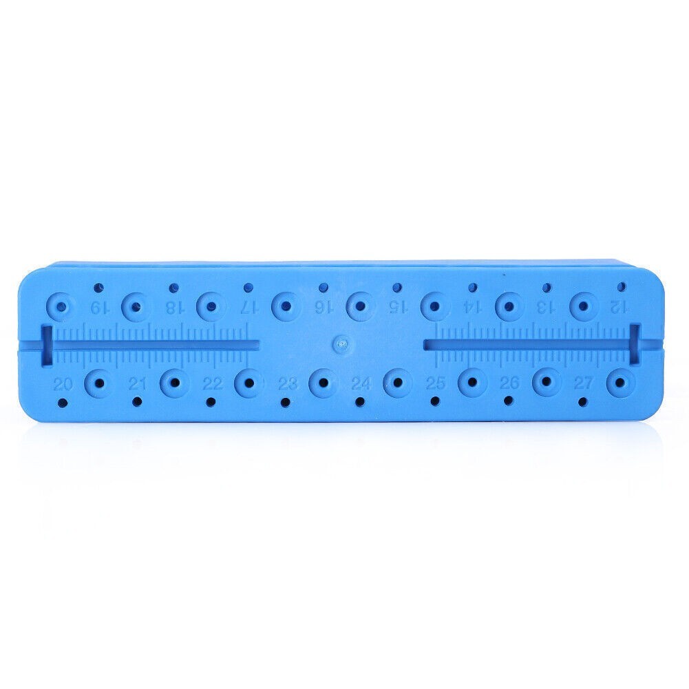 Dental Endo Measuring Block Endodontic File Holder Measuring Ruler Autoclavable