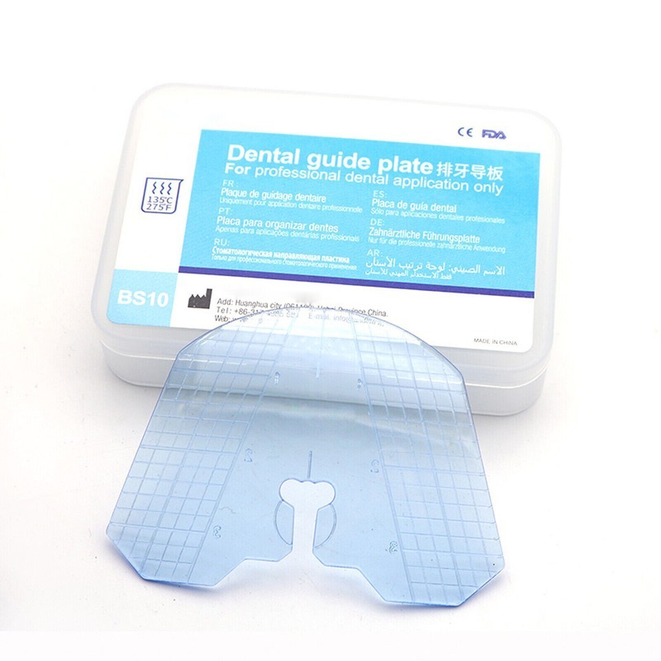 Dental Guide Template Plate Complete Denture False Teeth Arrangement 135℃