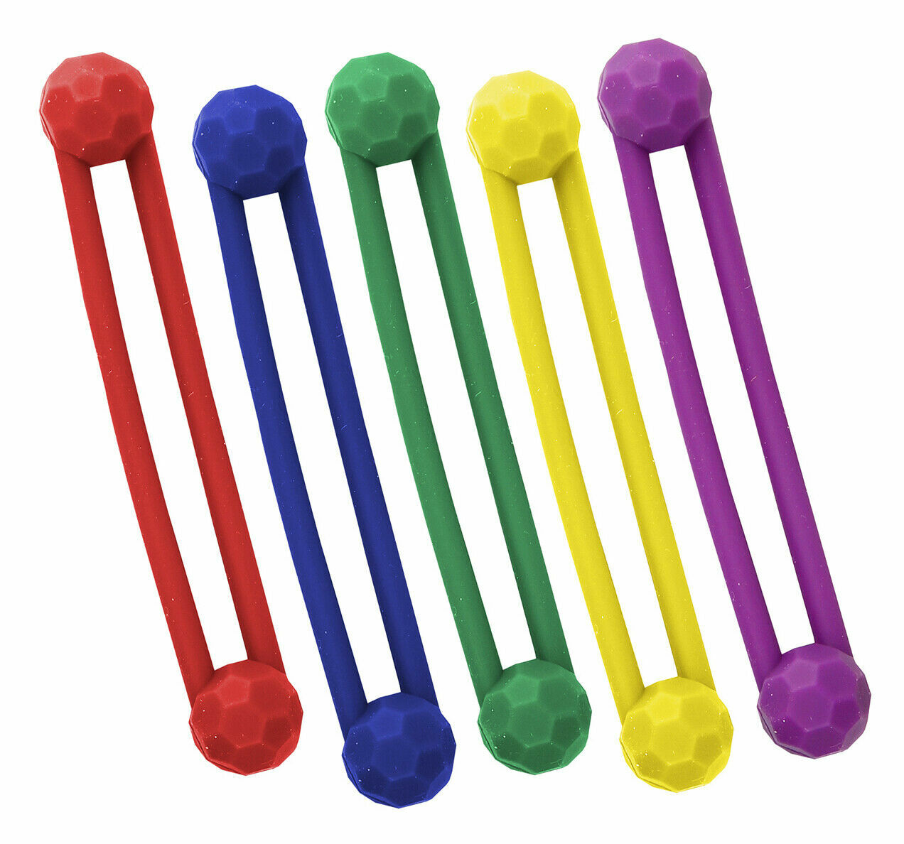 Dental Instrument Silicone Ties 6/pk, Assorted 5/pk