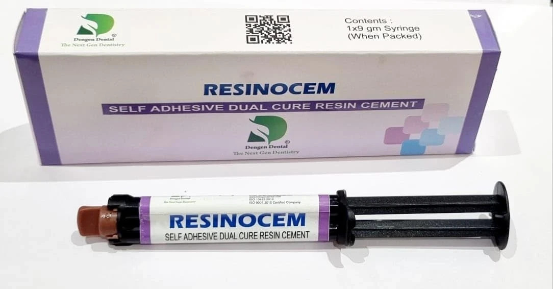 Cement 9gm Pack Dental RESINOCEM Self Adhesive Dual Cure Resin FAST FREE SHIPING