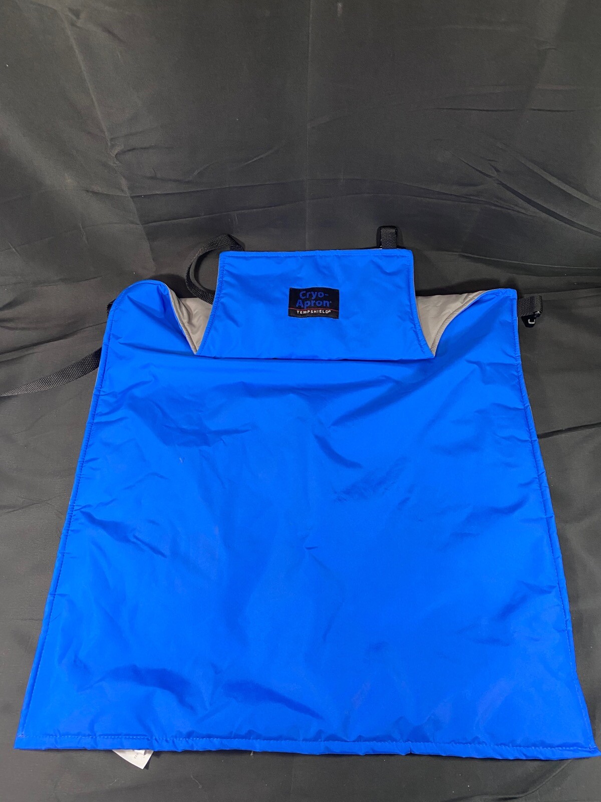 TEMPSHIELD 36in/91.4cm Length Cryo-Apron For Dry Ice Handling Blue CA36
