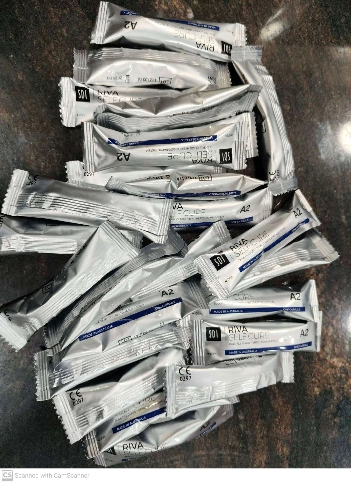SDI Dental RIVA SELF CURE Bulk Fill Glass Hybrid Restorative 10 Capsule Pack