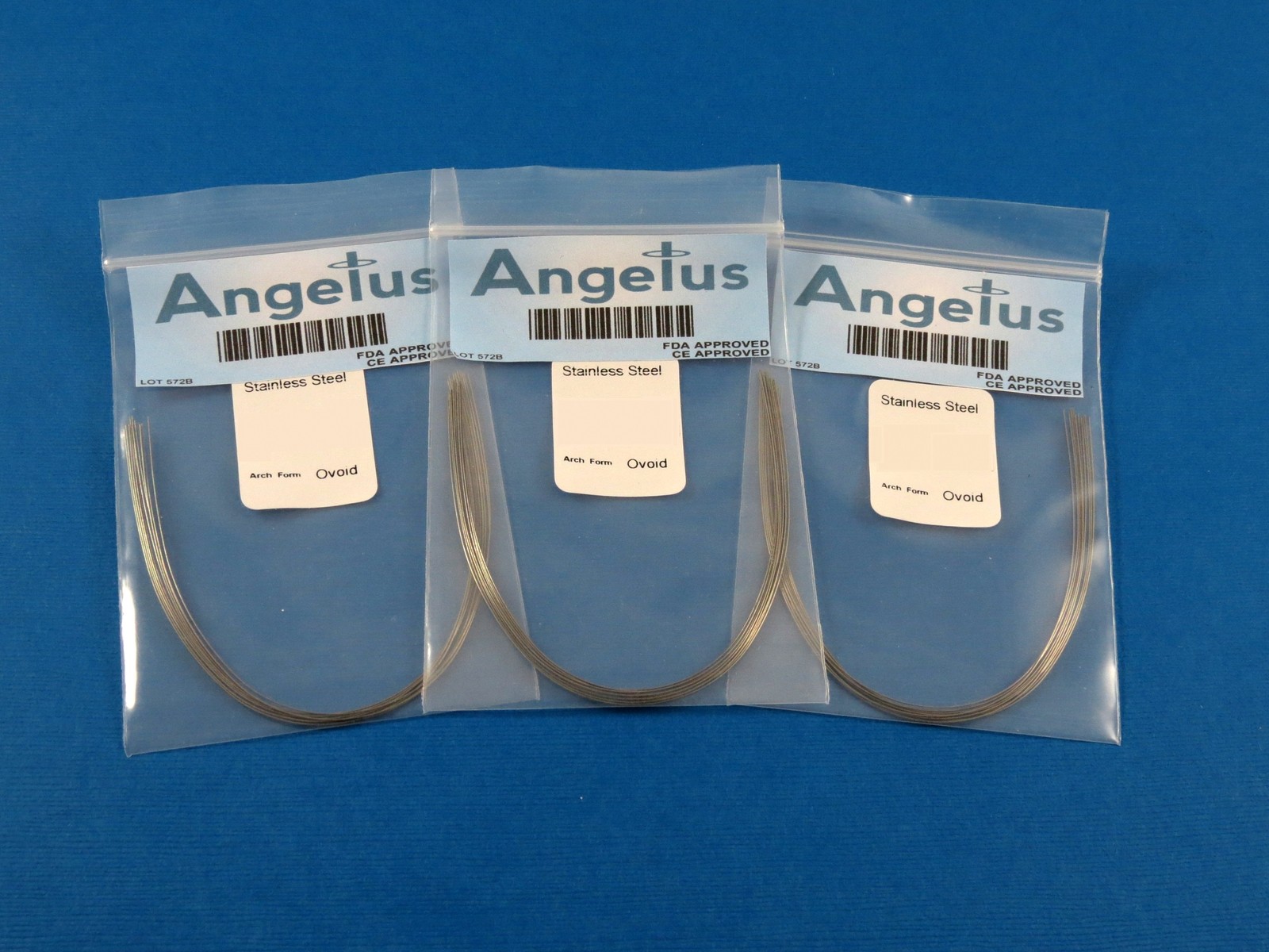 Dental Orthodontic Ovoid Stainless Steel Arch Wire LOWER 019″ X 025″ KIT /30 CRE