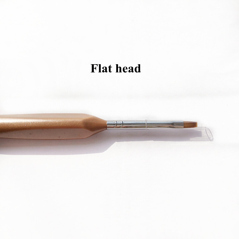 Dental Sable Hair Brush Pen Porcelain Brushes Enamel Silicone Brush Head Enamel