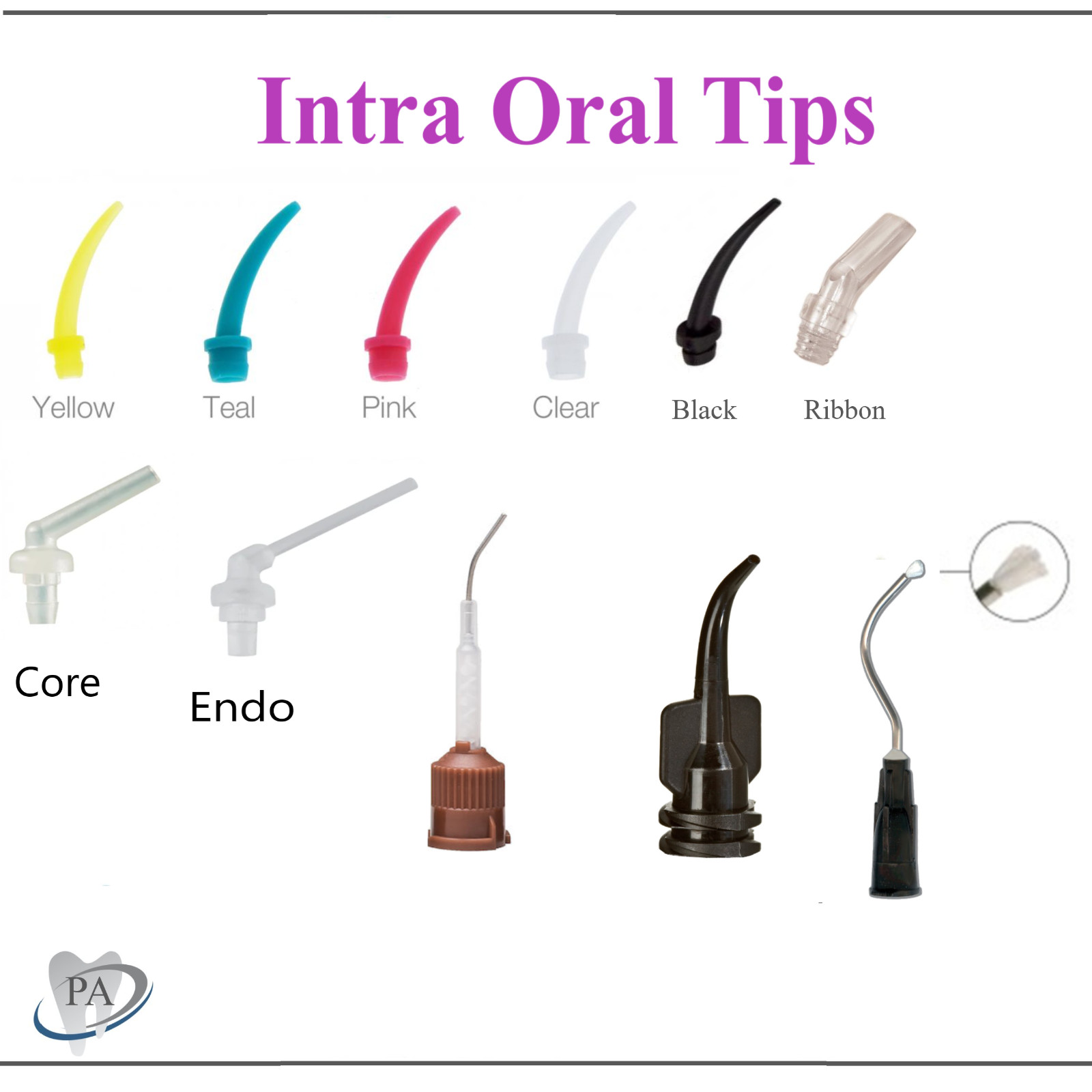 Dental Impression Intra Oral Tips, Ribbon Tips, Automix Tips, Stat-Flo Tips