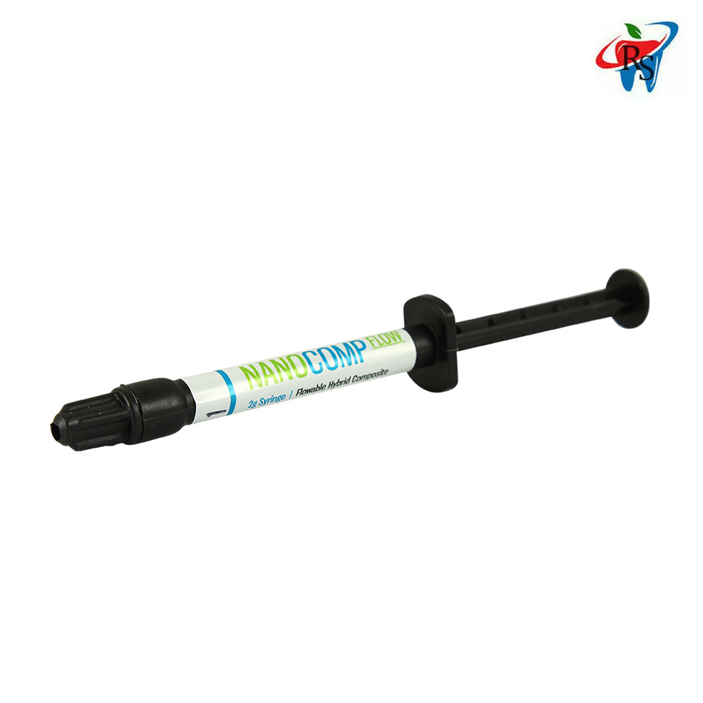 NanoComp Flow Universal Dental Composite Restoration Resin 2x2g A2 Syringe