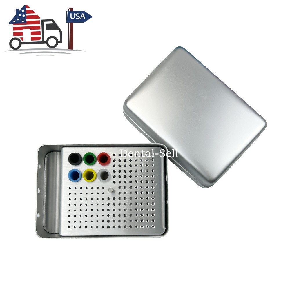 Dental Endo Sterilization Organizer Holder Container 180 Holes Bur File Point US