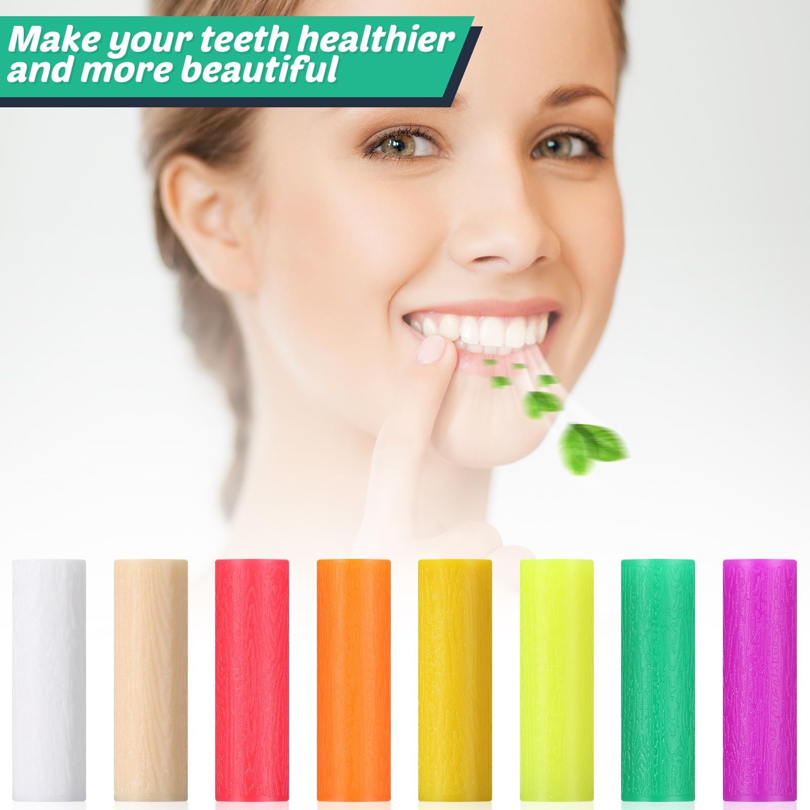 80 Pieces Chew Aligner Tray Seaters Colorful Seater Chompers, 8…