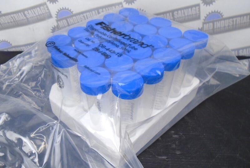 (25) Fisher Scientific Fisherbrand – 06-443-18 – 50mL Sterile CENTERFUGE TUBE