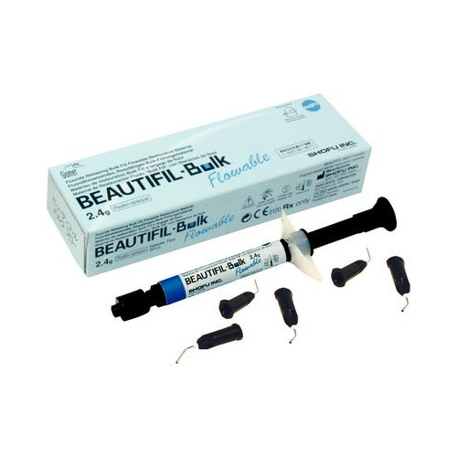 Shofu Beautifil Bulk Flowable Bulk Fill Composite Syringe Dentin 2.4 Gm
