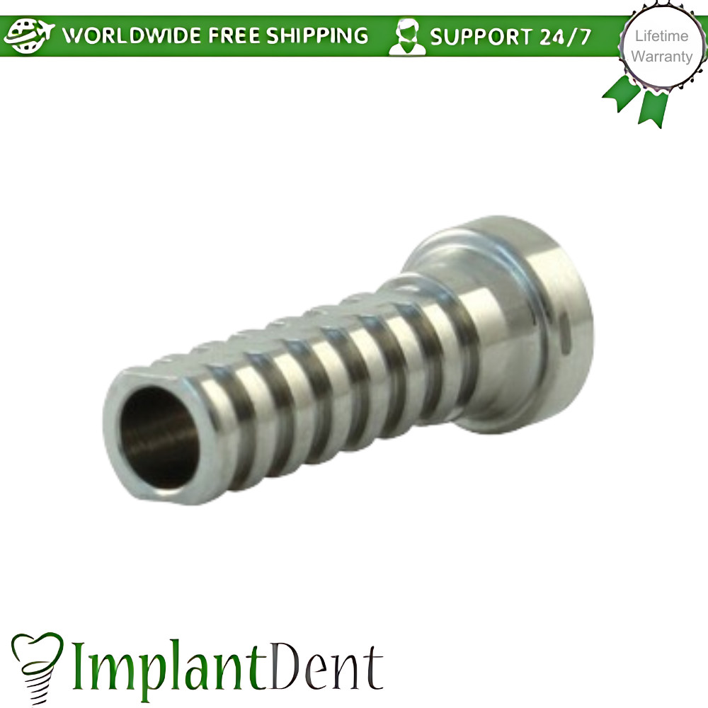 X1 Set of Angulated Multi Unit 17° 1.4mm Titanium Sleeve + Screw Internal Hex