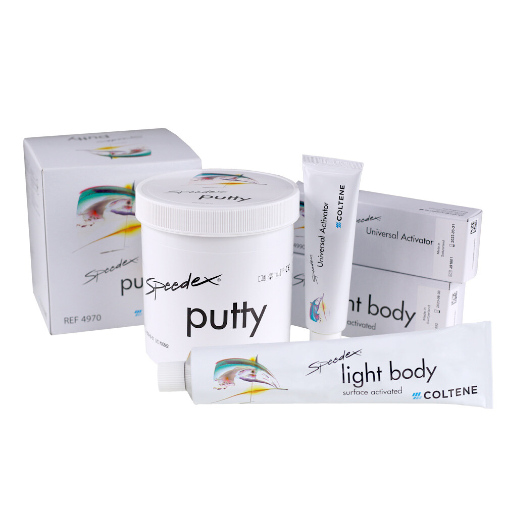 Coltene Speedex C- Silicon Impression Putty Set (Putty +Activator+Light Body)