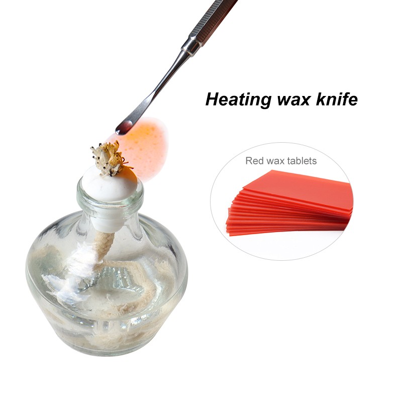 30/60/150ml Dental Alcohol Lamp Burner Chemical Wax Type Alcohol Light Heating