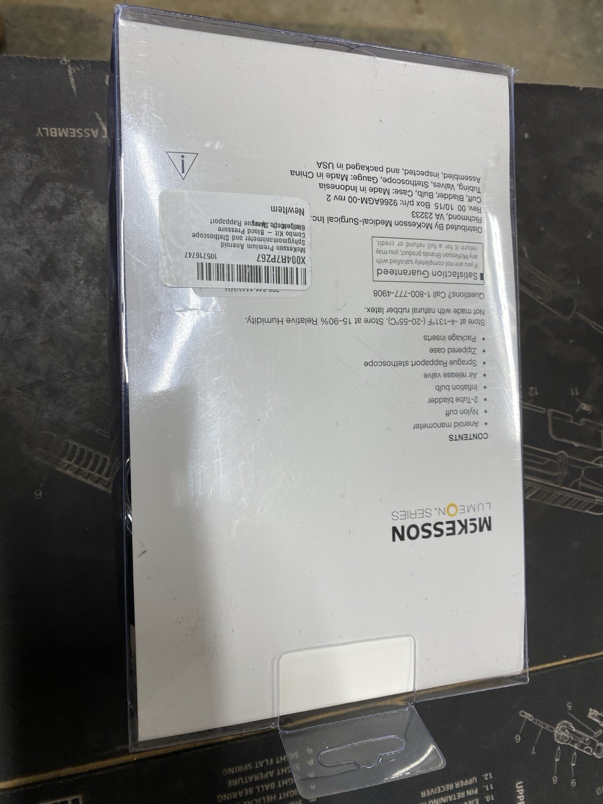 New Nib Mckesson Sphyg/Sprague Kit Lime Series Stethescope W/ Cuff And Bag
