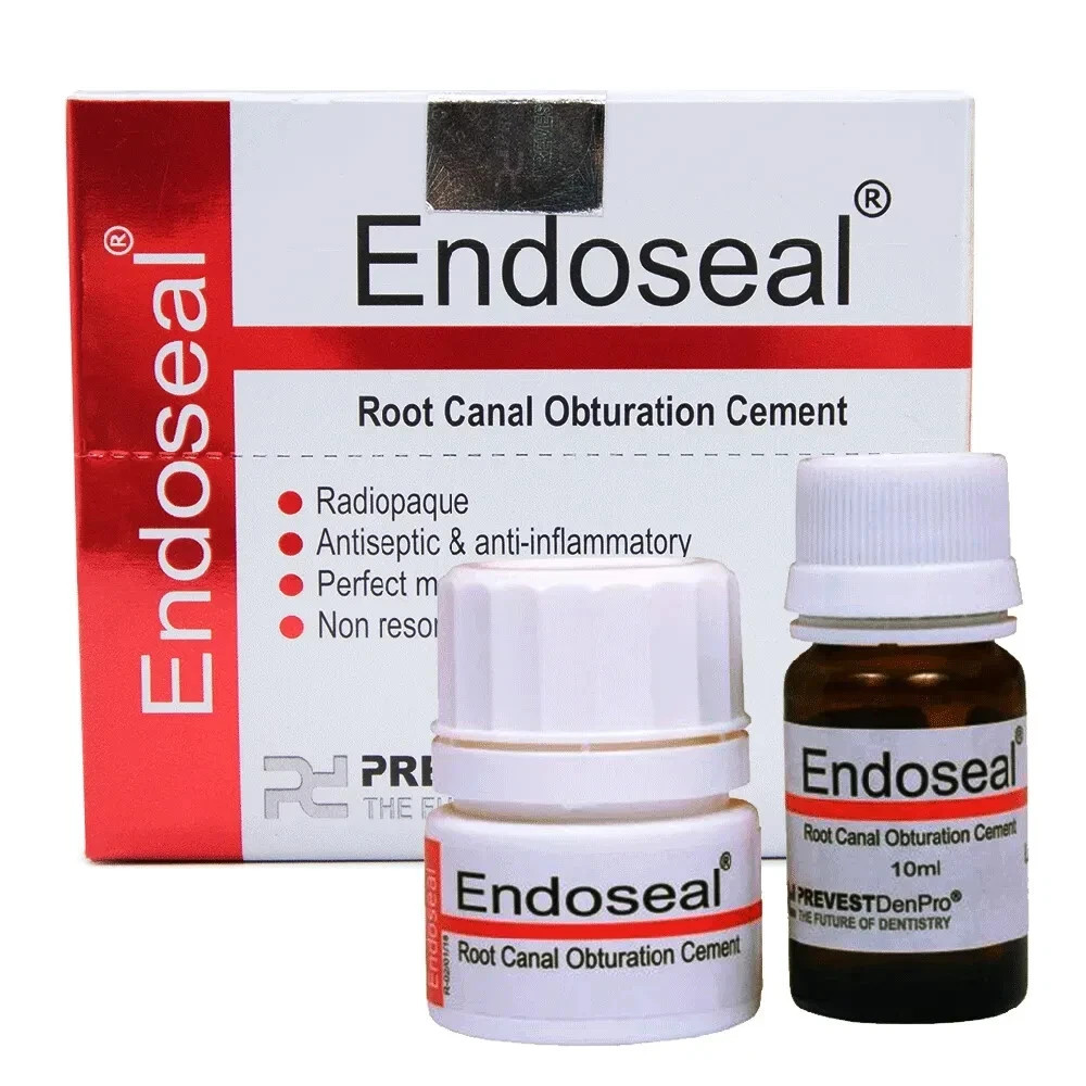 5 X Prevest Denpro EndoSeal Root Canal Obturation Sealing Cement (20 Gm)