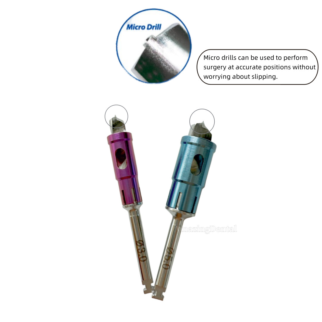 Dental Never Loss Bone Collector Drills Implant Stopper Self Bone Powder Harvest