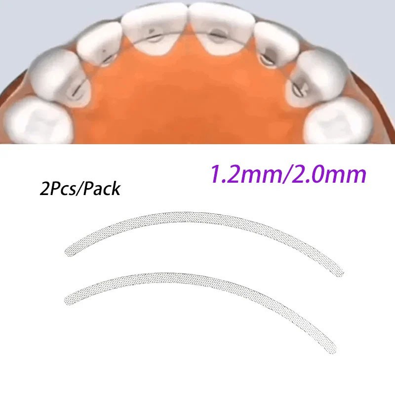 Dental Orthodontic Lingual Retainers Mesh Base Universal Lingual 1.0/1.2mm