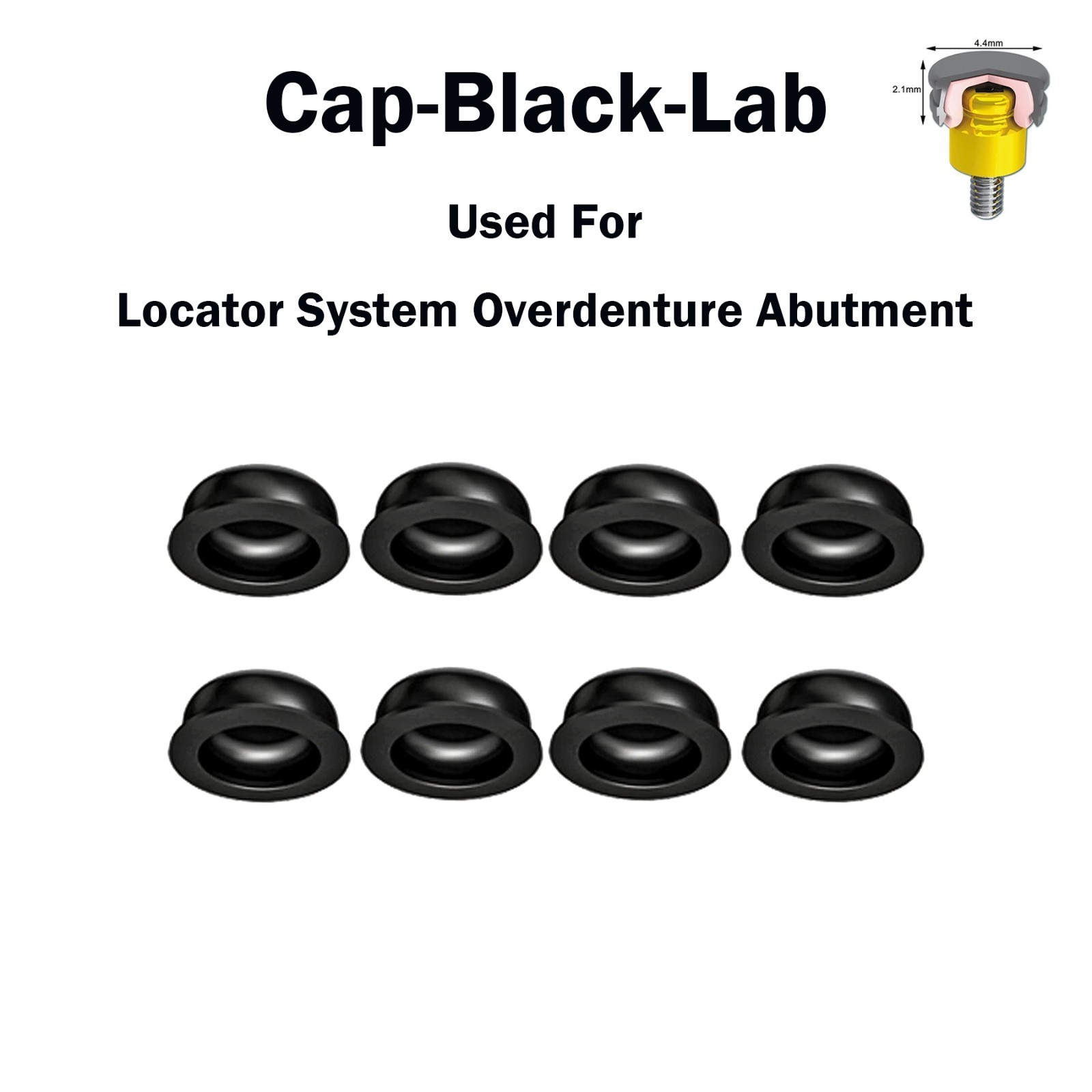 US Dental Implant Universal Retention Cap Insertion Locator Extraction Core Tool