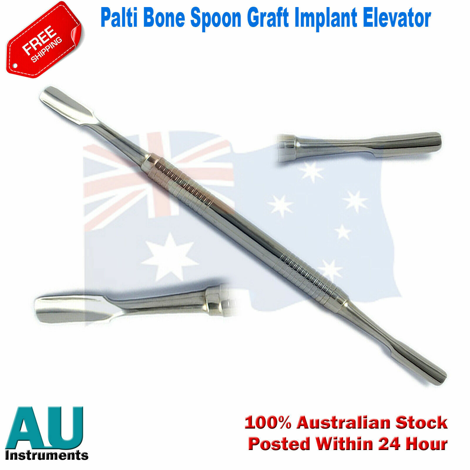 Dental Implant Bone Graft Kit Orthodontic Bone Rounger Palti Bone Mallet Hammer