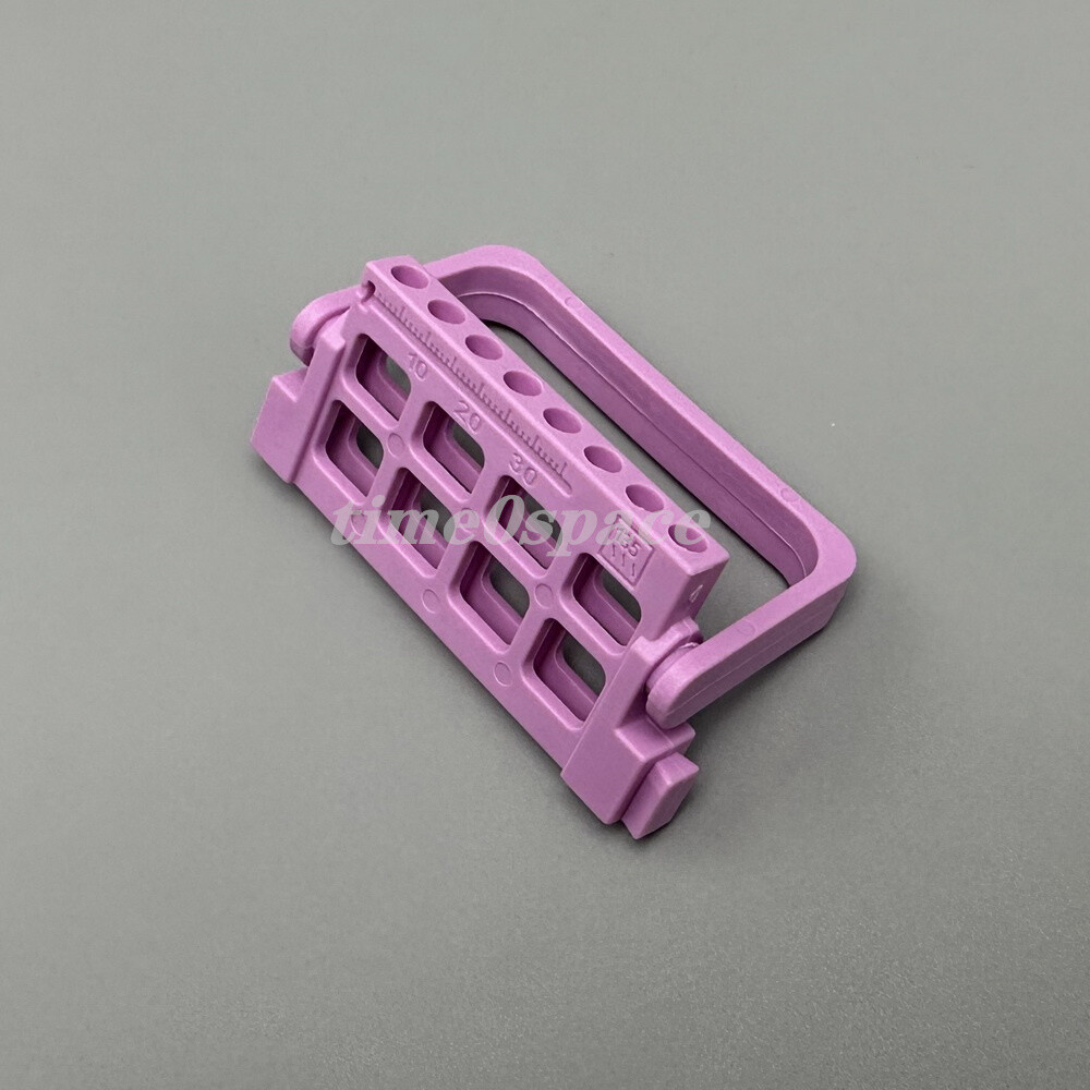 Dental Endo Files Block Holder Stand Autoclave Disinfection Box 8/16 Holes