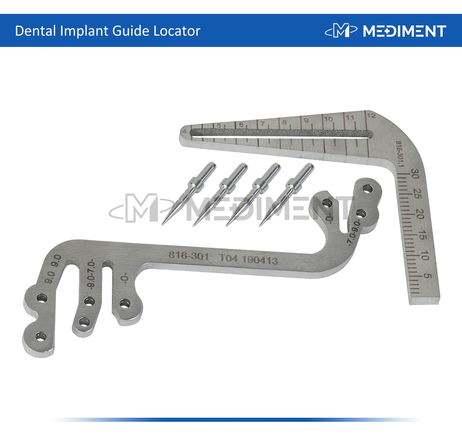Dental Implant Surgical Drill Guide Locator Depth Parallel Depth Pin Gauge Tools