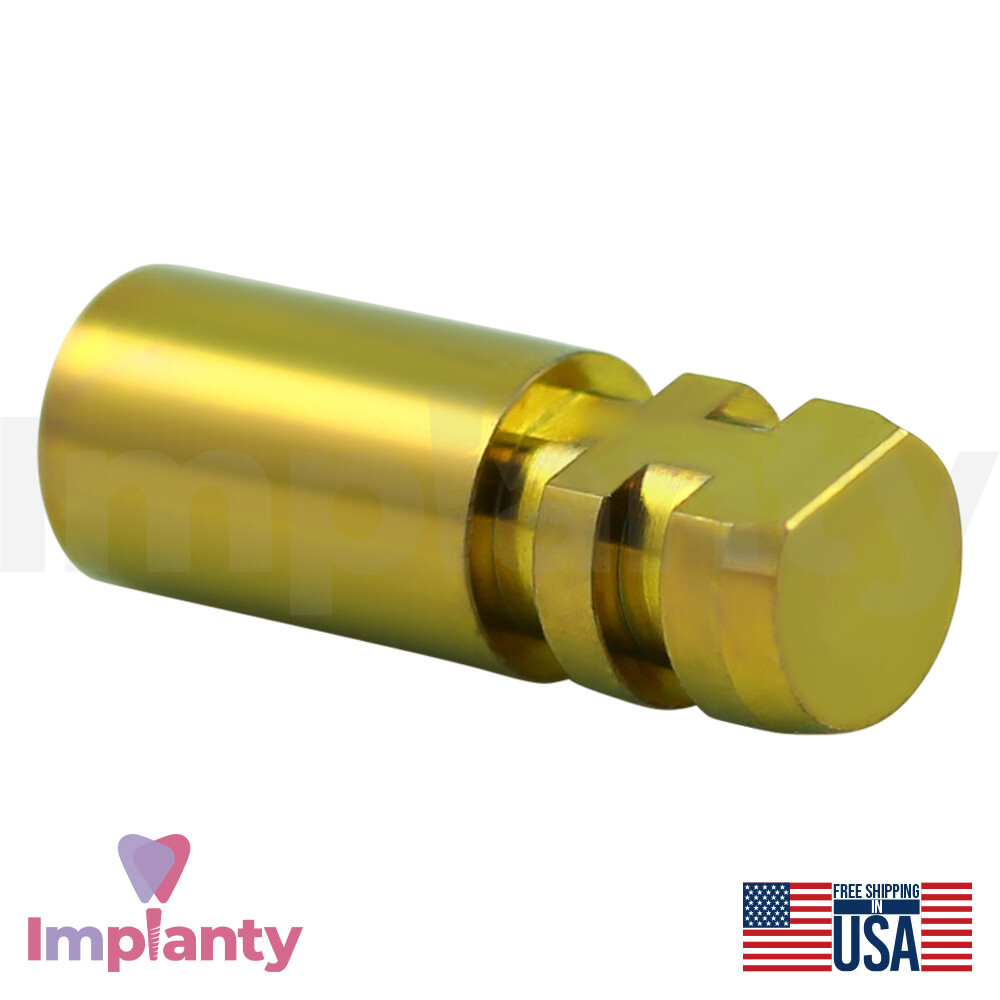10x Dental Titanium Fixture Analog 4.2mm Compatible Astra EV Yellow Conical Seal