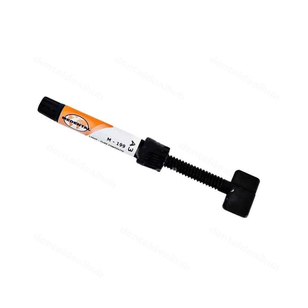 MEDENTAL M199 Nano Ceramic Composite Resin 4g A1 A2 A3 Light Cure Dental
