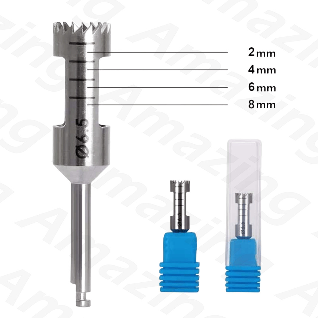 Dental Cutting Trephine Drill Bone Sharp Burr Planting Drills Harvest ITI NOB