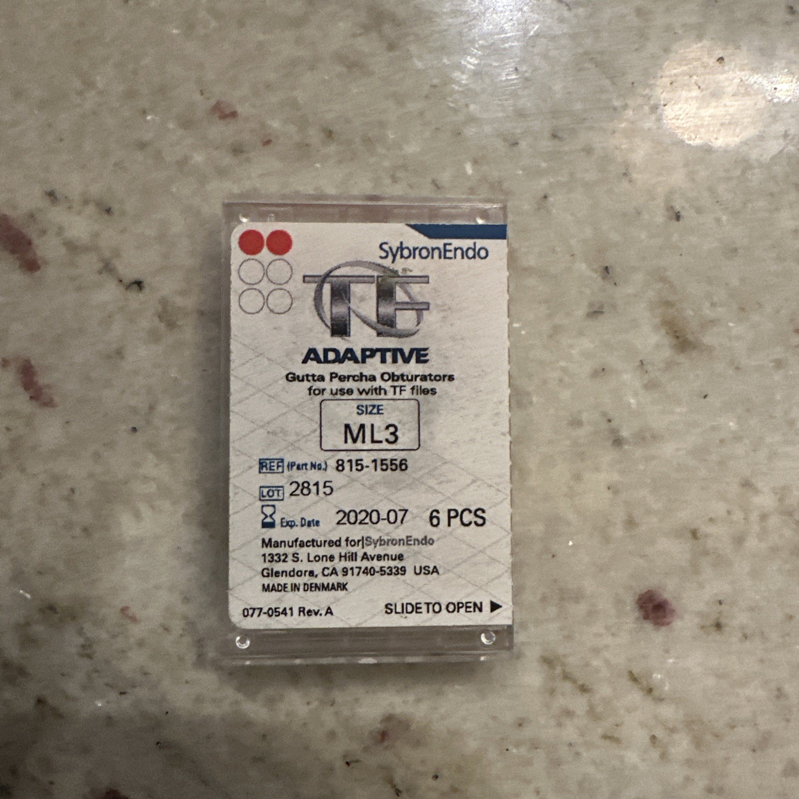 TF ADAPTIVE ML3 815-1556 6/PK Brand New Expiration Dates Vary.