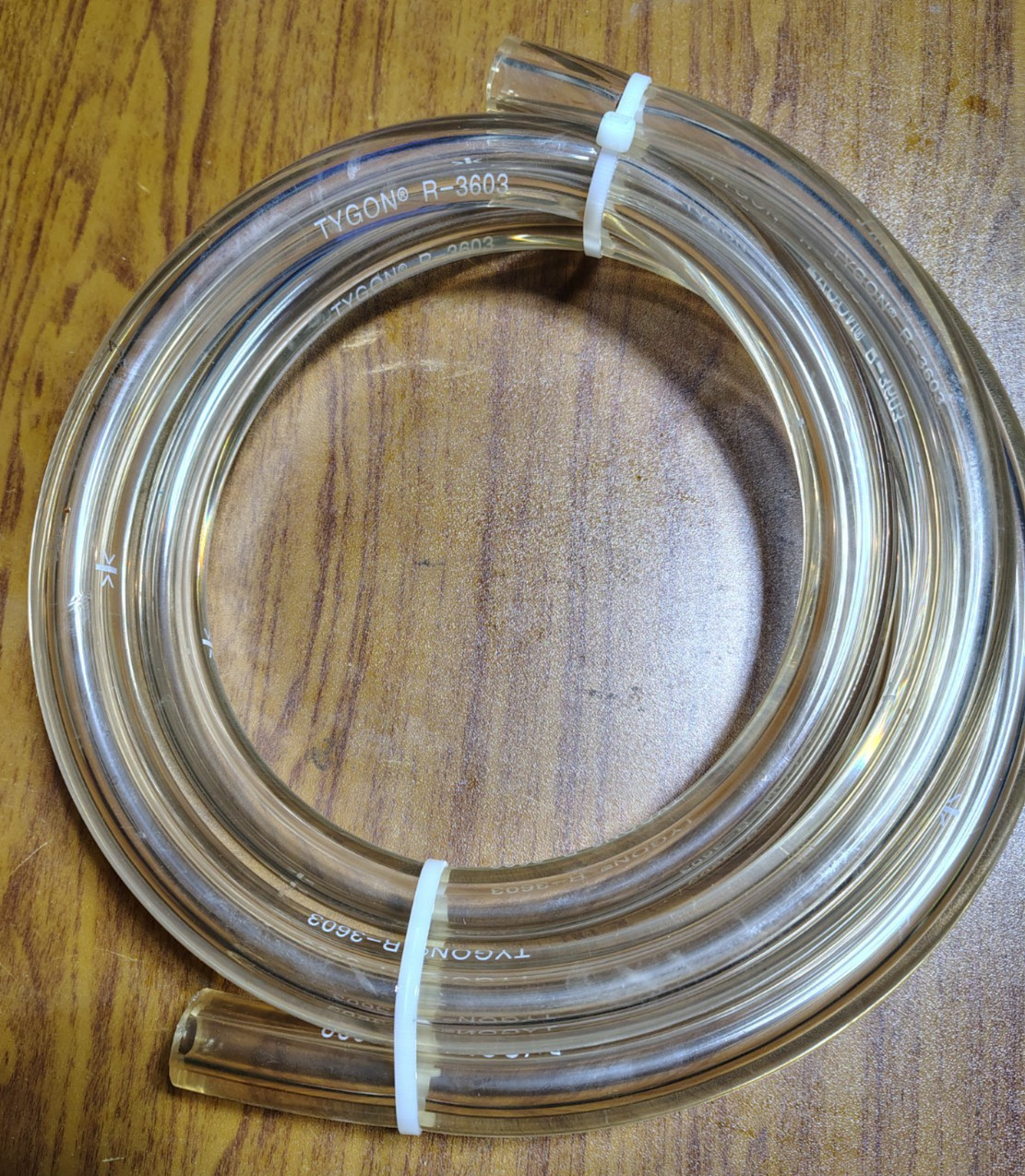 TYGON 3/8″ ID 7/8″ OD 1/4″ Wall ~6 Feet Flexible Plastic Tubing R-3603