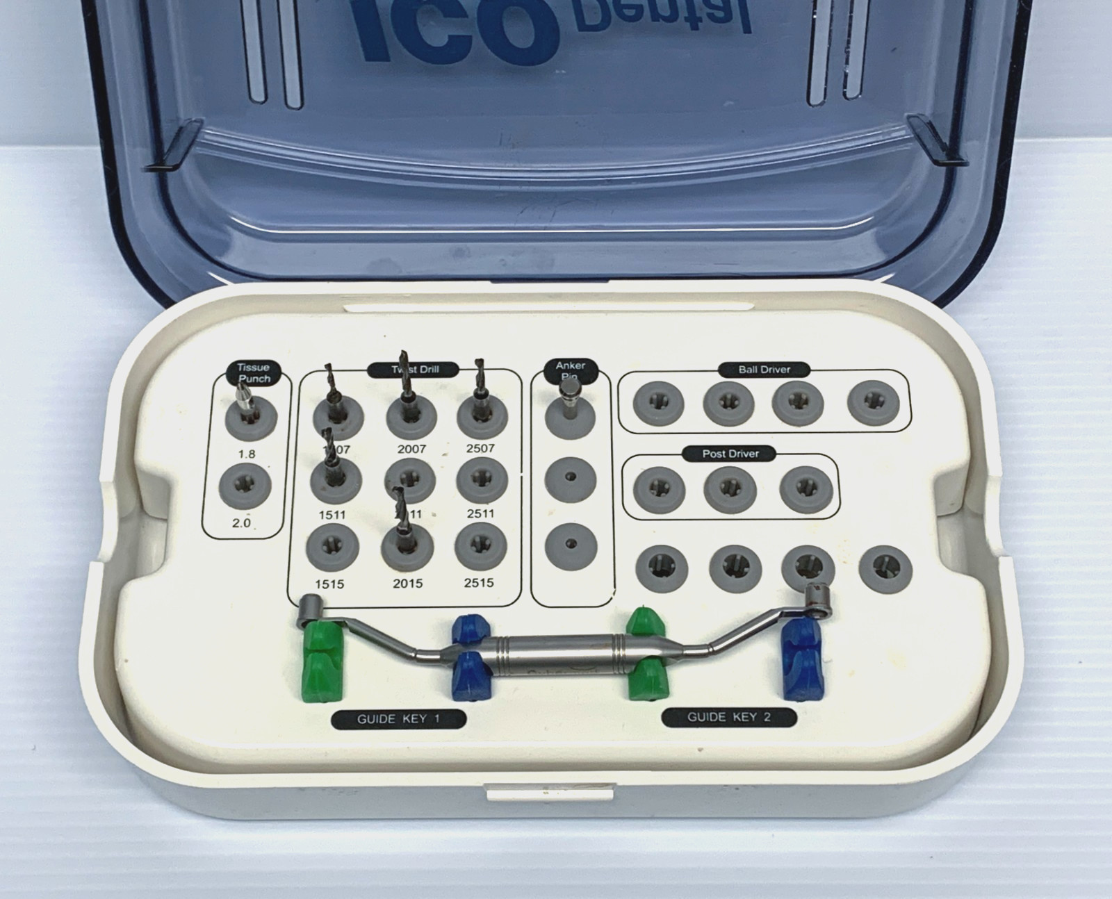 ICO Dental Implant Guide Surgical Kit, Incomplete, Sold As Is, Check Pictures