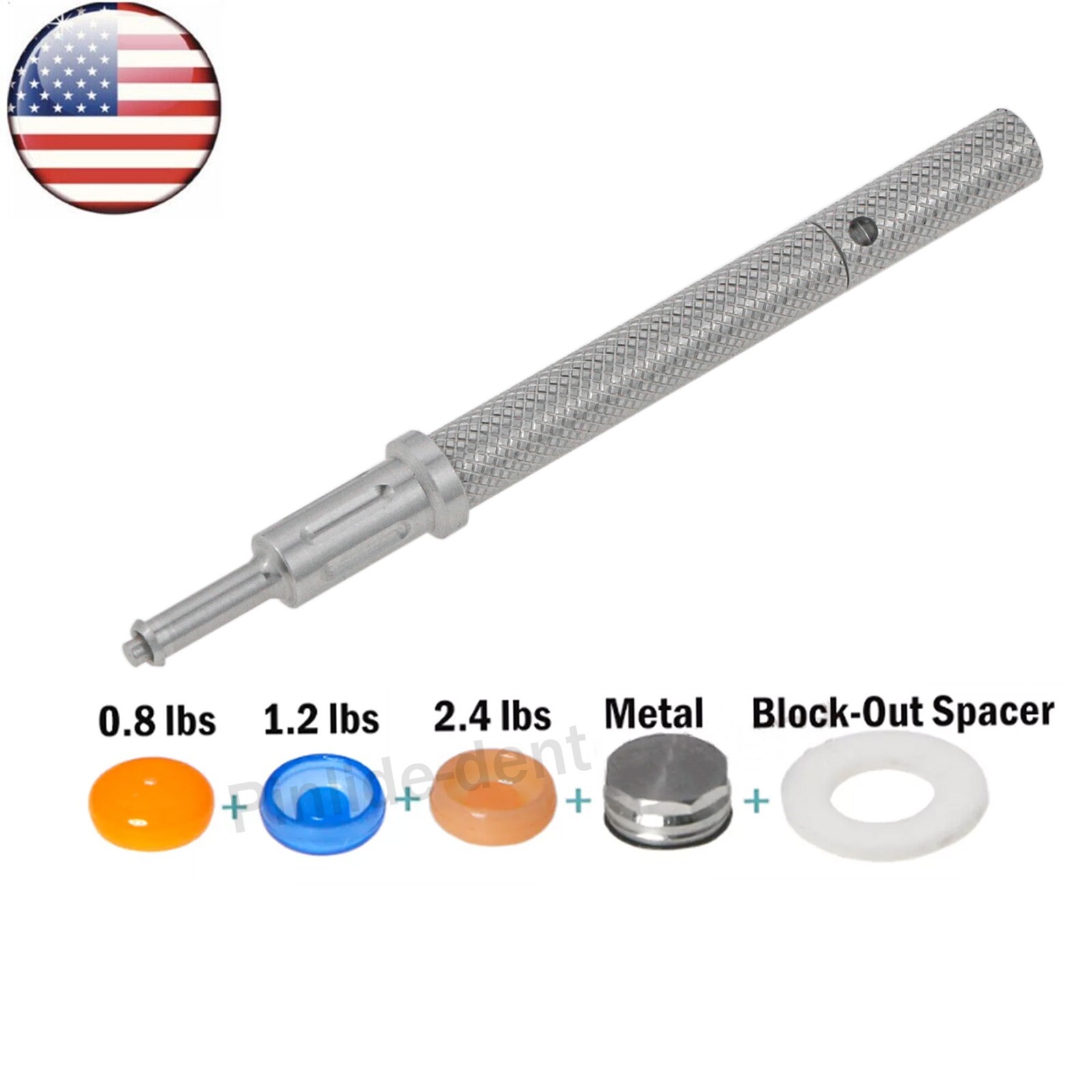 US Universal Implant Retention Caps Set Locat0r Core Insertion Extraction Tool
