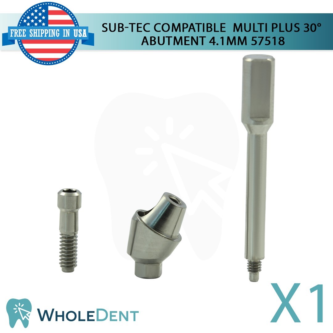 1x Dental Titanium Angulated 30° Multi Unit Prosthetic BEGO® Compatible 57518