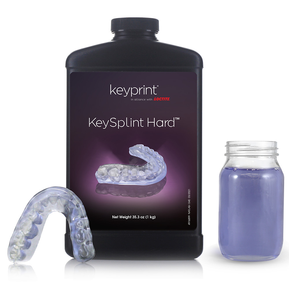 KeyPrint KeySplint Hard 1 KG for Rigid Dental Splints and Night Guards