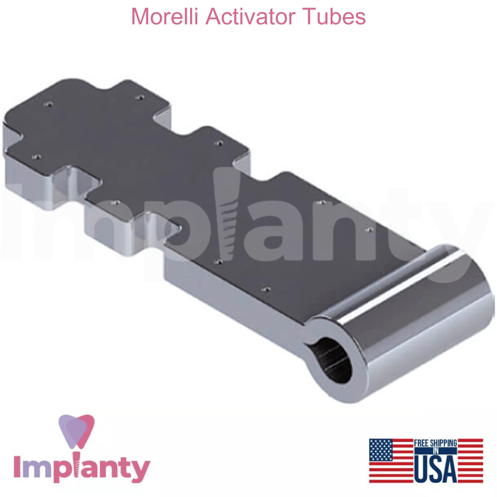 Morelli Activator Tubes Stainless Steel 10pcs Ø1.15mm Diameter Dentistry Tool