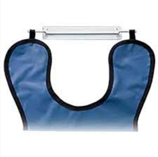 Palmero X-Ray Apron Hanger 15″ x 2″ – White-Coated Steel