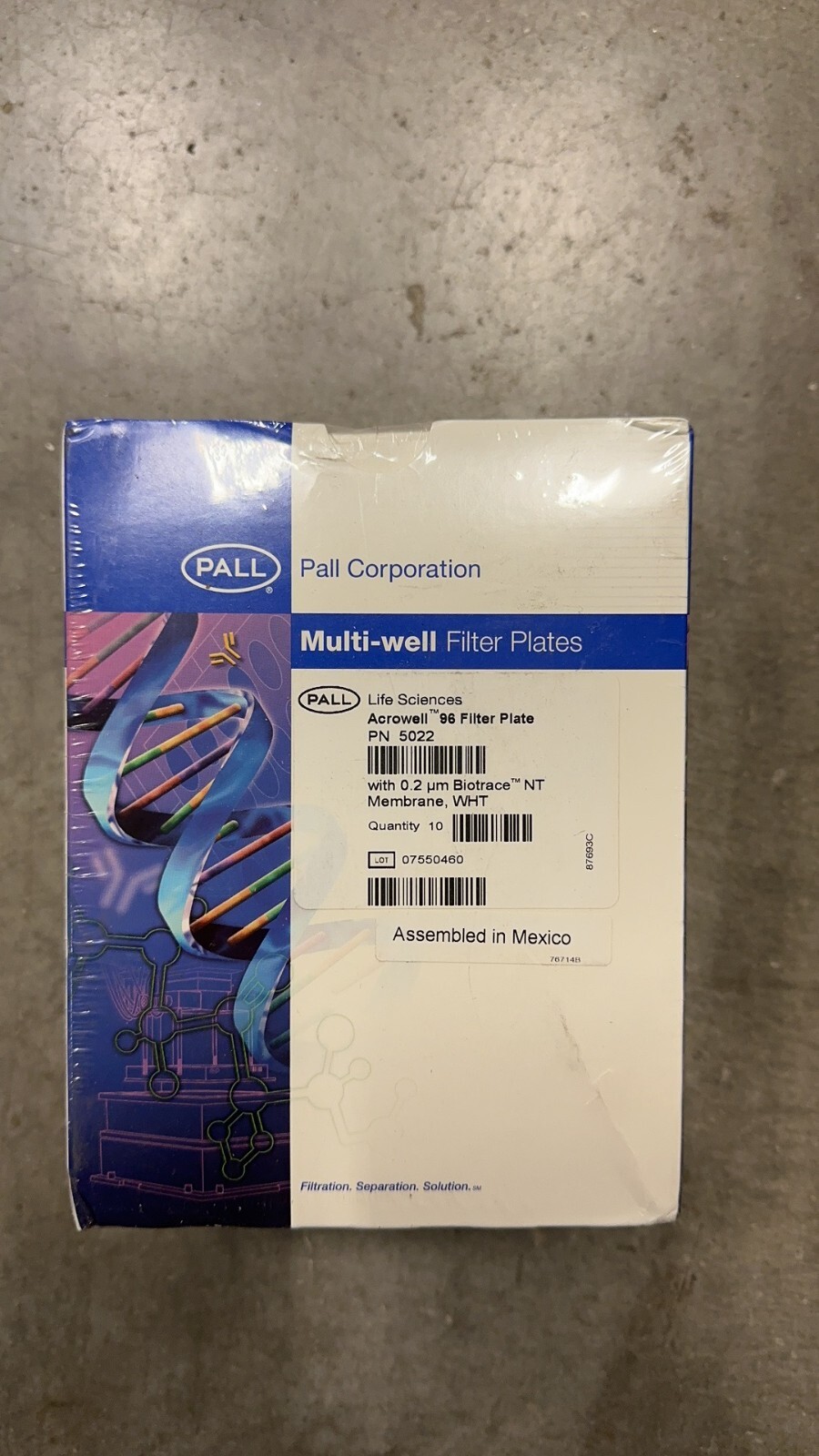 Pall Life Sciences Multi-Well AcroWell 96 Filter Plate #5022 NIB