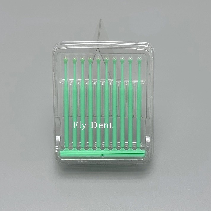 200pc Dental Bonding Stick Rod Restoration Veneer Crown Applicator Adhesive Tip