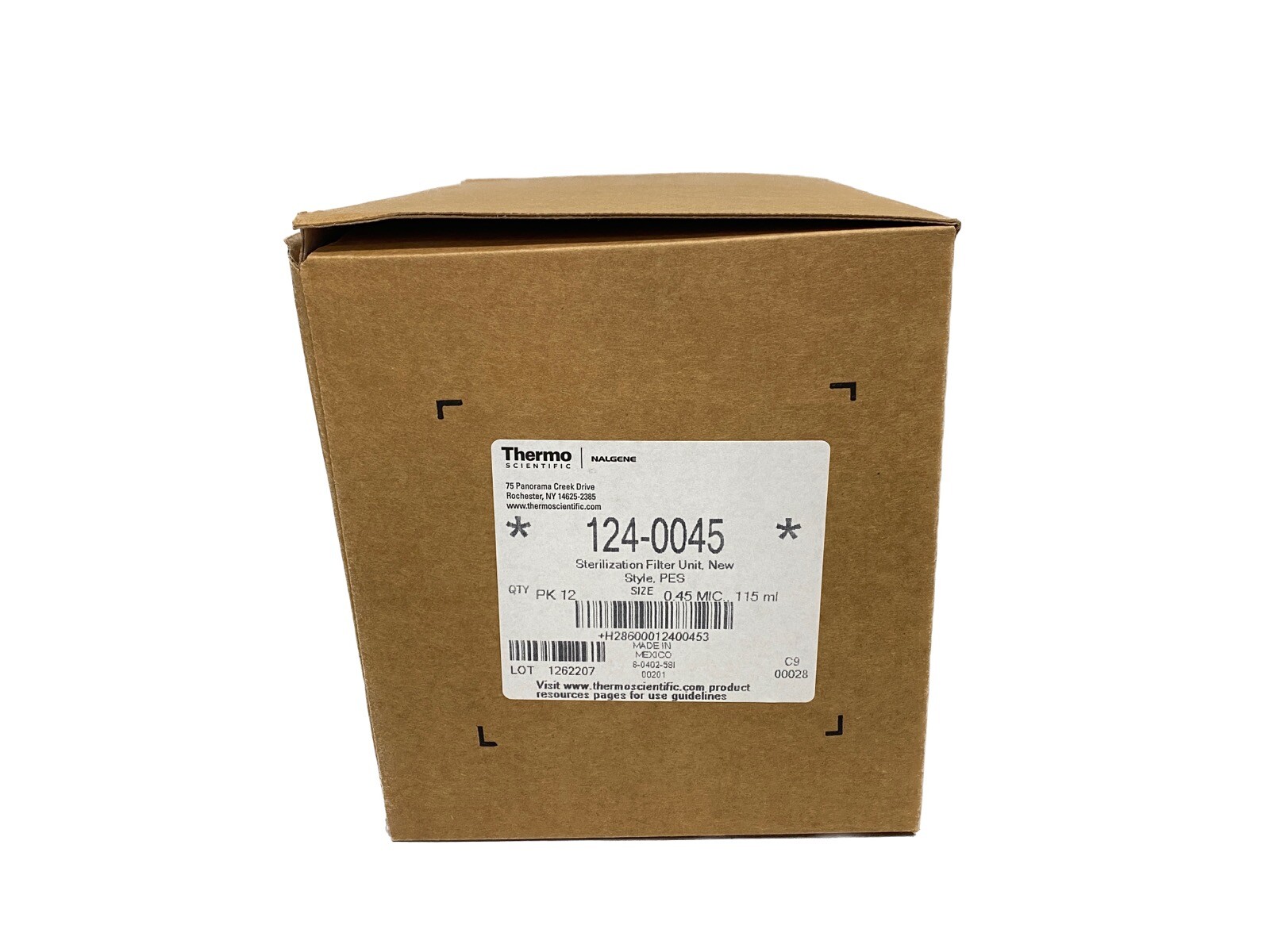 (12/Pk) THERMO 115mL PES Rapid-Flow Disposable Filter Units 50mm 0.45um Sterile